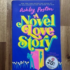 Blue and Yellow Novel Love Story Book